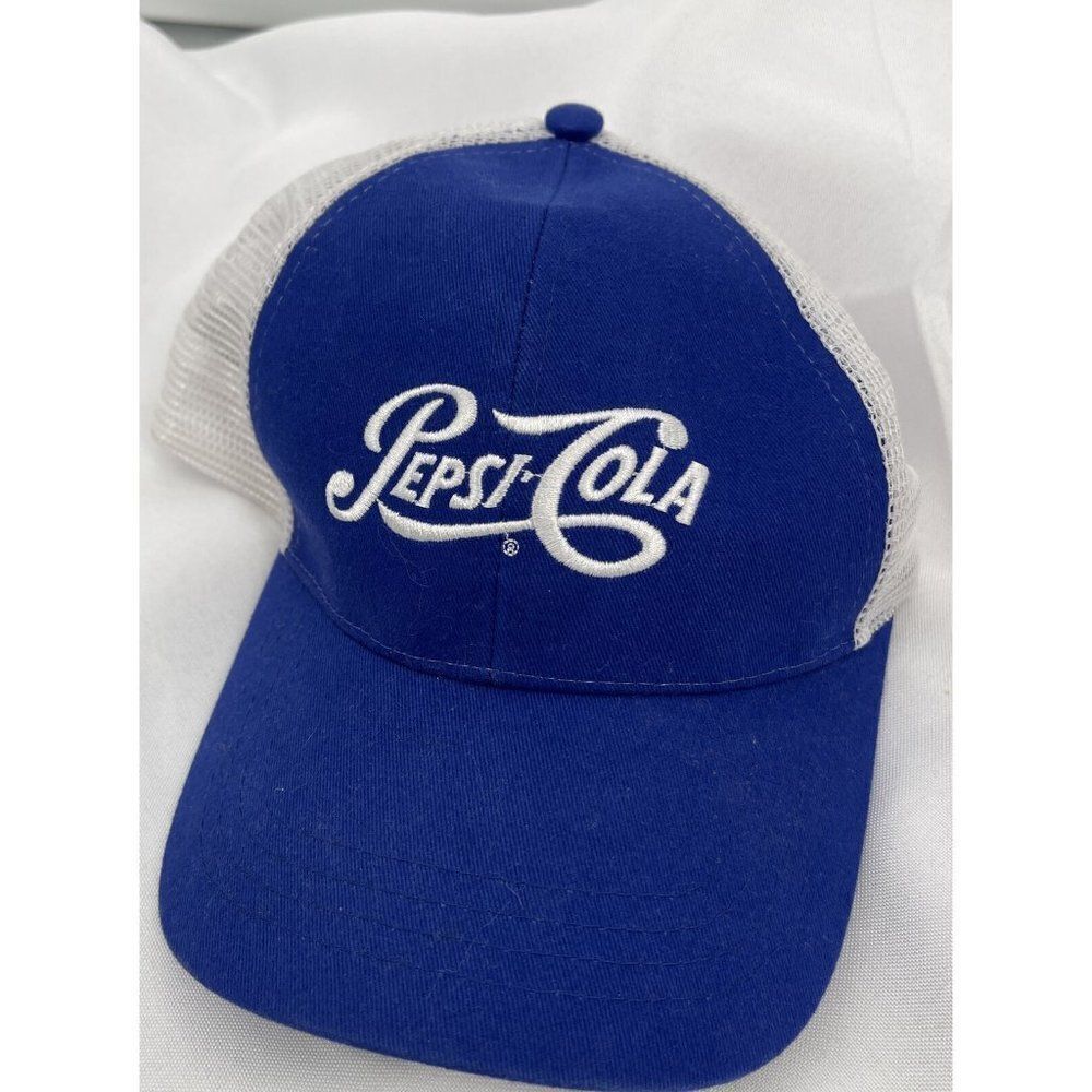Vintage PEPSI COLA Trucker Hat Cap Snap Back,